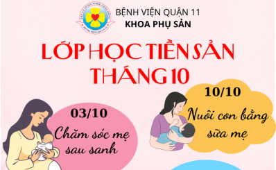 Lớp học tiền sản tháng 10 năm 2024